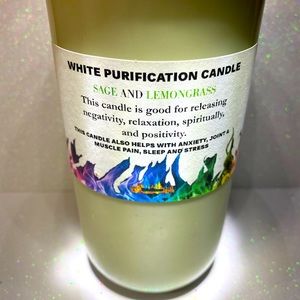White Purification candle (8oz)